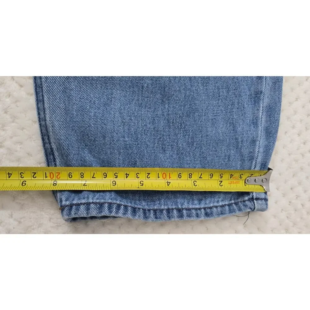 Empyre Gyuru Baggy Wide Leg Jeans Y2K Skate Light Wash Women Size 12
